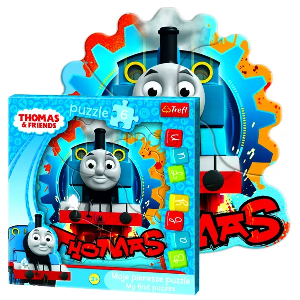 Baby Fun: Thomas puzzle cu 6 piese
