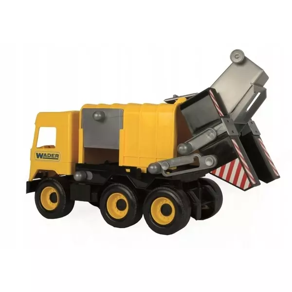 Wader: maşină de gunoi - 42 cm, galben