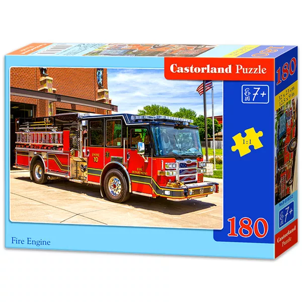Tűzoltó autó 180 darabos puzzle