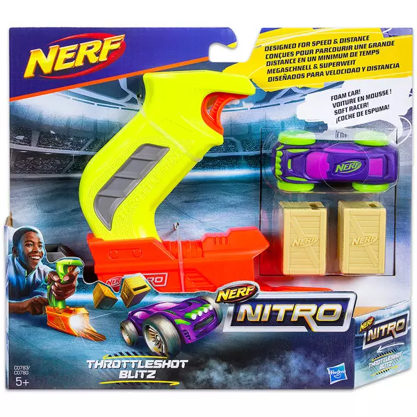 Nerf Nitro - Throttleshot Blitz lansator maşină - diferite culori