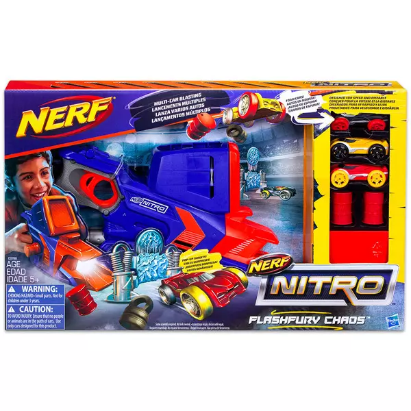 Nerf: Nitro Flashfury Chaos autó kilövő játékszett