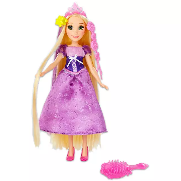 Prinţesele Disney: Păpuşă Rapunzel cu păr lung