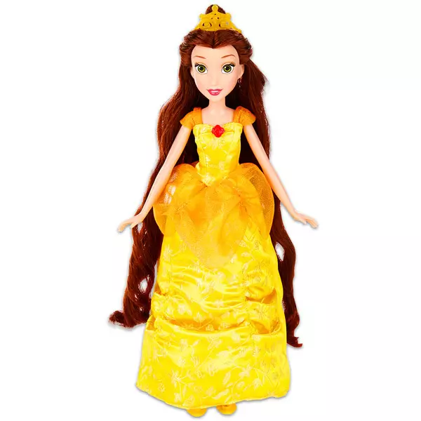 Prinţesele Disney: Păpuşă Belle cu păr lung