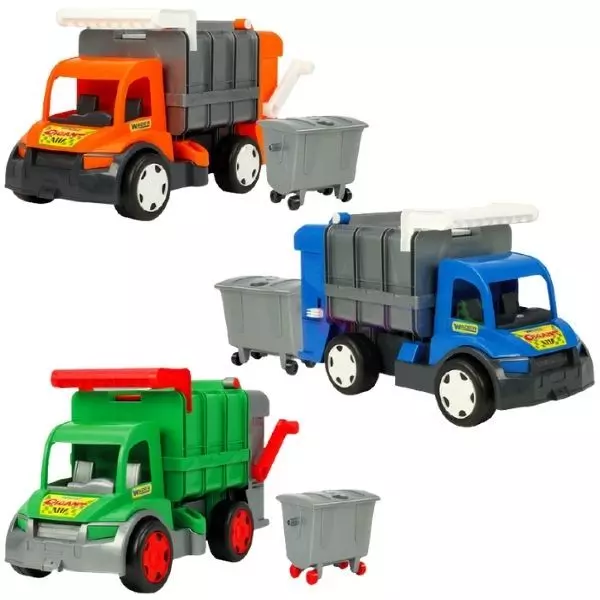 Wader: maşină de gunoi uriaş - 60 cm, diferite culori