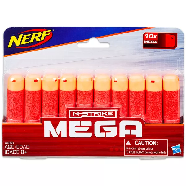 Nerf: N-Strike Mega 10 darabos lőszer 