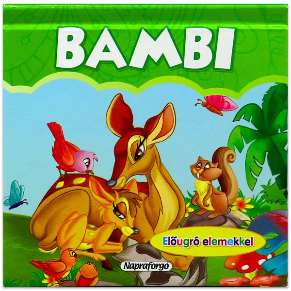 Mini pop-up: Bambi - carte de poveste în lb. maghiară