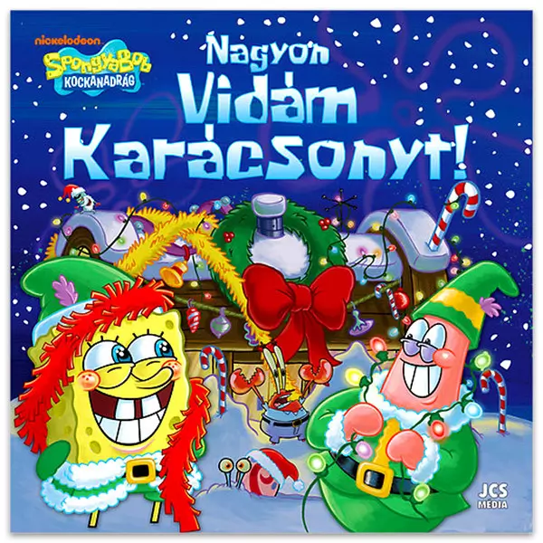 SpongeBob: Un Crăciun foarte fericit! - carte de povești în lb. maghiară