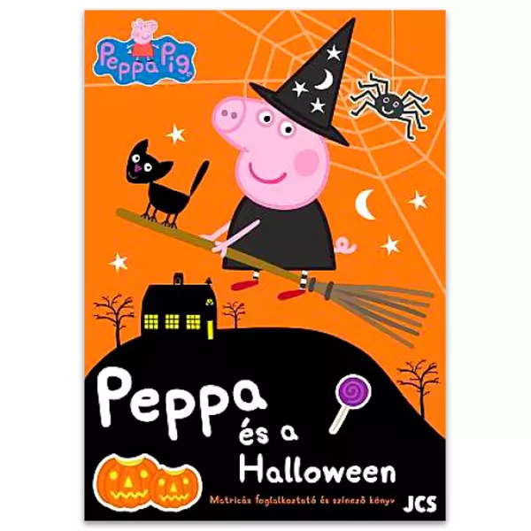 Peppa Pig: Peppa și Halloween-ul - educativ cu abțibilduri, în lb. maghiară