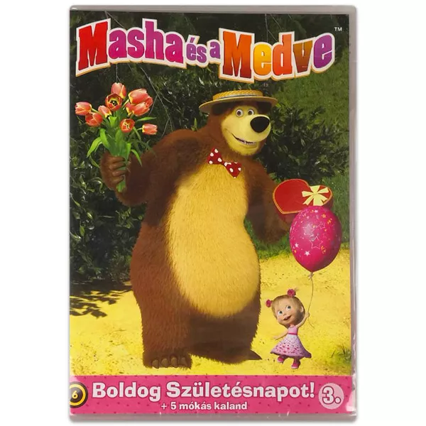 Masha és a Medve 3. DVD: Boldog Születésnapot!