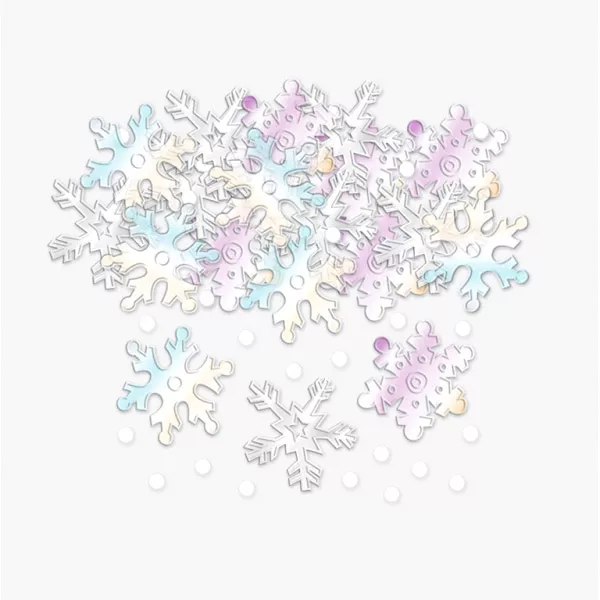 Karácsonyi hópehely konfetti