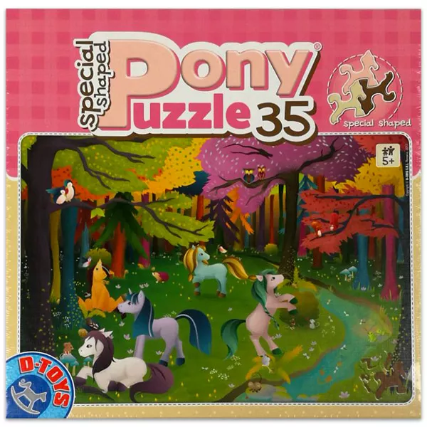Ponei puzzle cu 35 piese - diferite