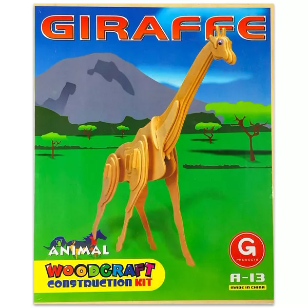 Modele 3D din lemn - Girafa