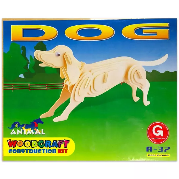 Modele 3D din lemn - Câine