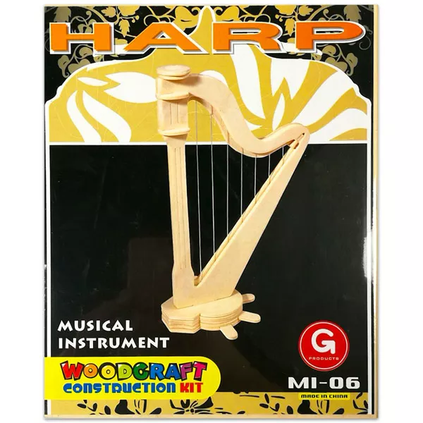 Modele 3D din lemn - Harpă