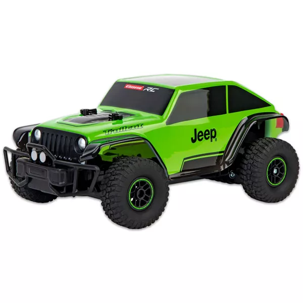 Carrera RC: Jeep Trailcat - maşină cu radiocomandă culoare verde