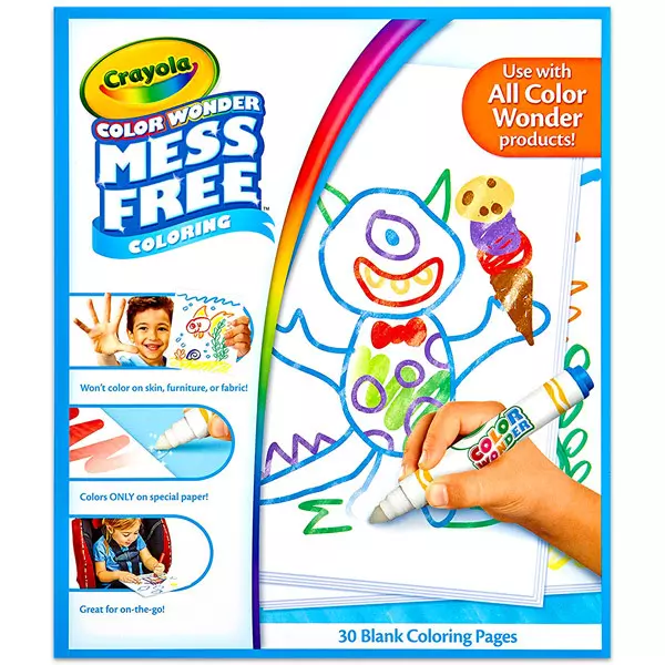 Crayola Color Wonder: marķējumu tīrīšanas uzpildes lapa