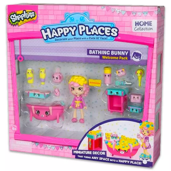 Happy Places: Bathing Bunny köszöntő szett 