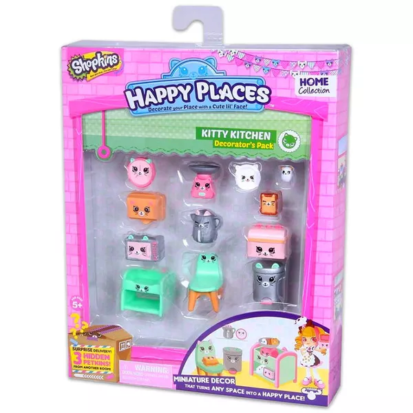 Happy Places: Kitty Kitchen set de decoraţiuni
