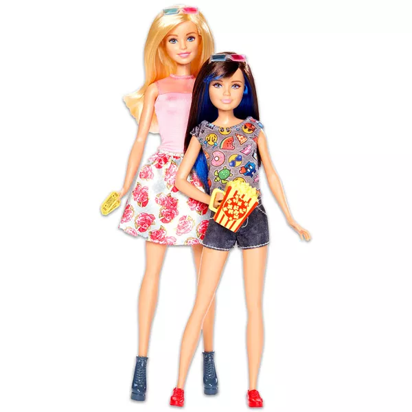 Barbie és Skipper: nővérek a moziban játékszett