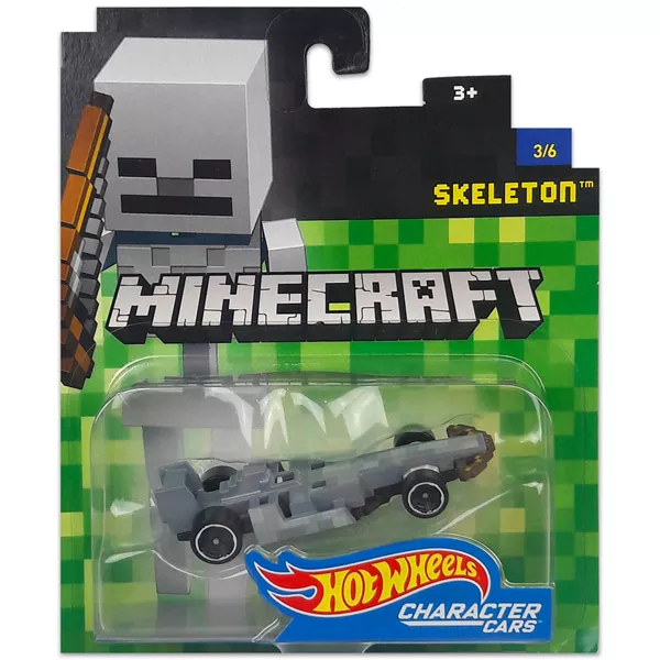 Hot Wheels Minecraft: Maşinuţa Skeleton