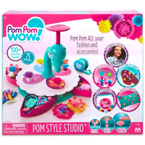 Pom Pom Wow: Set Pom Style Studio cu 75 piese