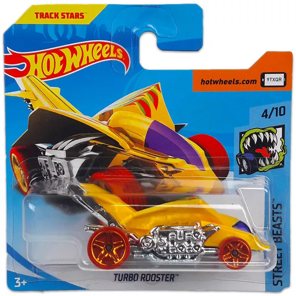 Hot Wheels Street Beasts: Maşinuţa Turbo Rooster - galben