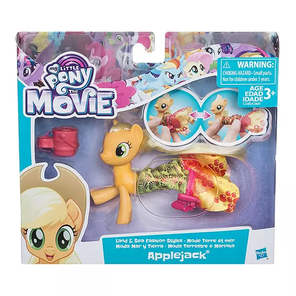 My Little Pony: The Movie - Figurina Applejack în rochie de sirenă