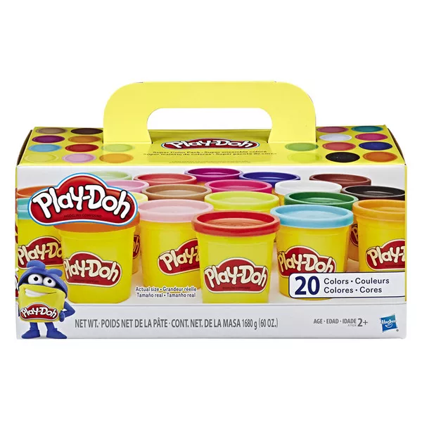 Play-Doh 20 tégelyes színes gyurma készlet - CSOMAGOLÁSSÉRÜLT