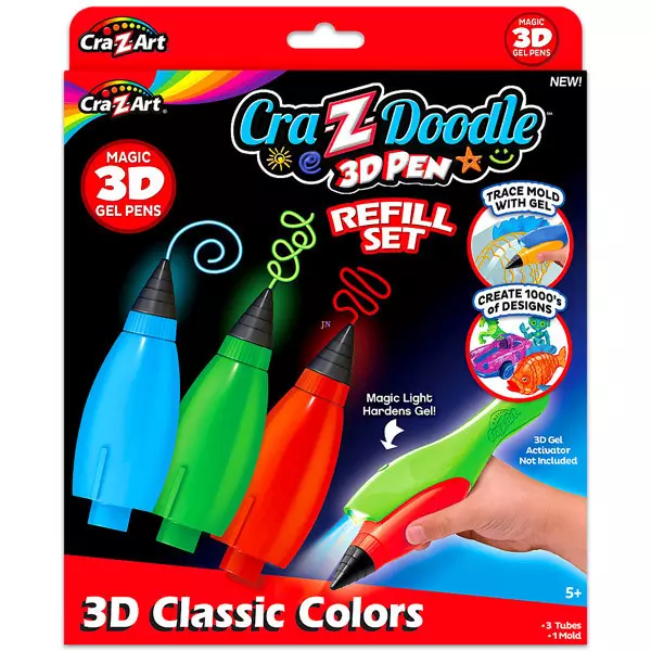 Cra-Z-Doodle: 3D toll utántöltő készlet - CSOMAGOLÁSSÉRÜLT