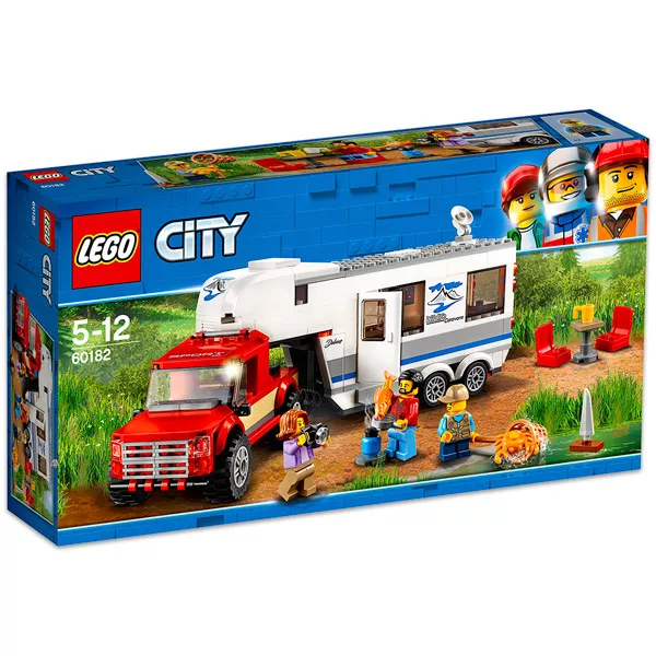 LEGO City: Camionetă și rulotă 60182