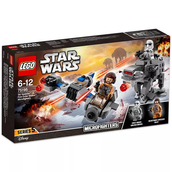 LEGO Star Wars: Ski Speeder contra Walker al Ordinului Întâi Microfighters 75195