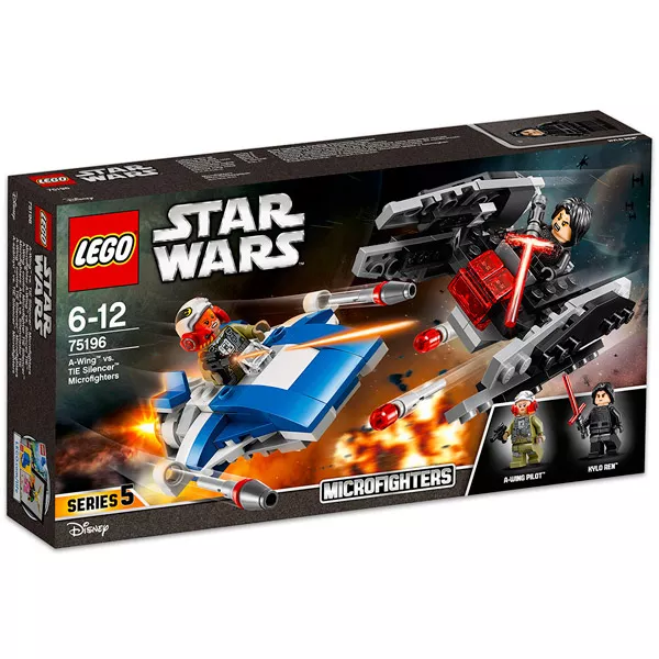 LEGO Star Wars: A-Wing contra TIE Silencer Microfighters 75196