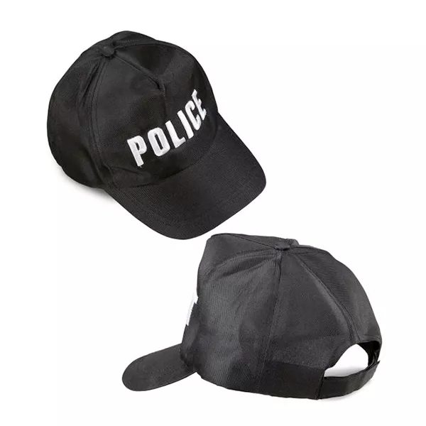Rendőr baseball sapka - fekete