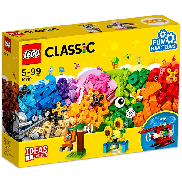 LEGO Classic: Cărămizi şi roți variate 10712