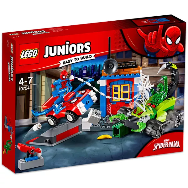 LEGO Juniors: Confruntarea dintre Omul Păianjen şi Scorpion 10754