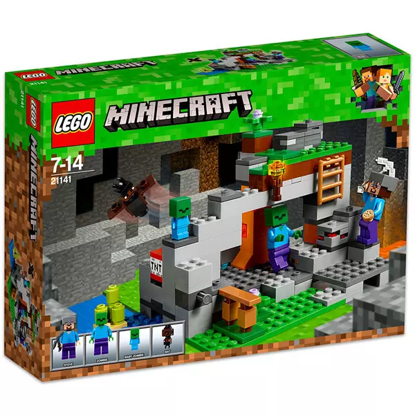 LEGO Minecraft: Peștera cu zombi 21141
