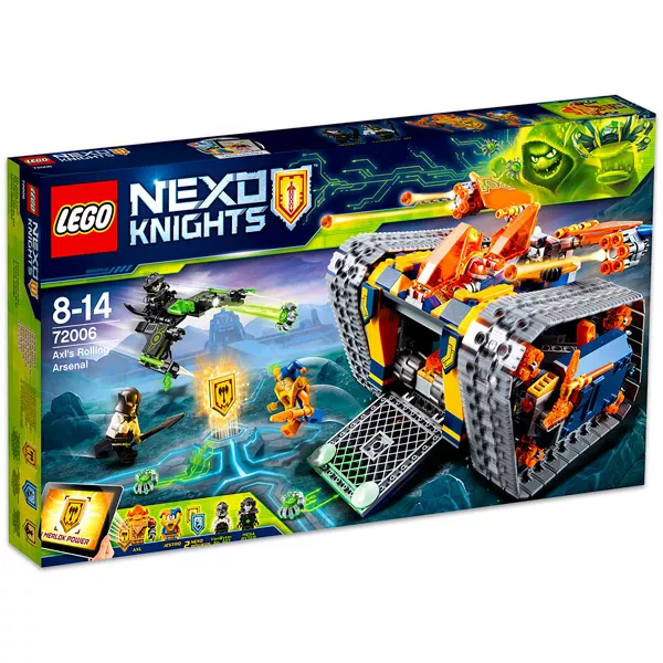 LEGO Nexo Knights: Axl Guruló arzenálja 72006