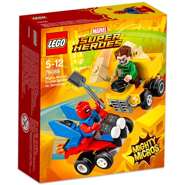 LEGO Super Heroes: Mighty Micros: Skarlát Pók és Homokember összecsapása 76089