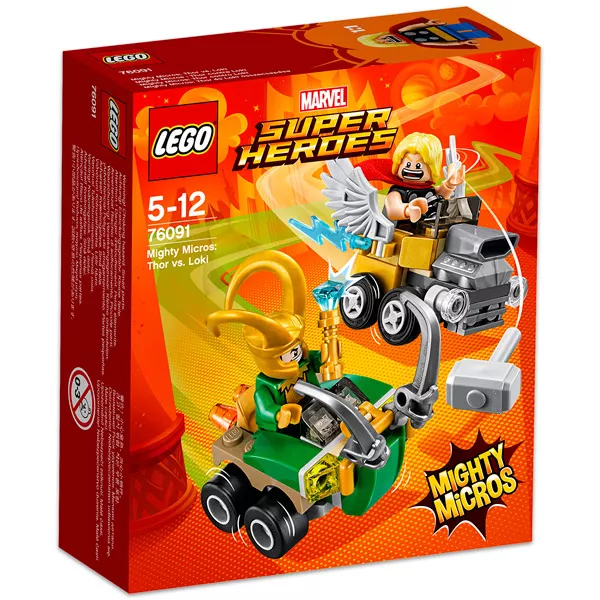 LEGO Super Heroes: Mighty Micros: Thor és Loki összecsapása 76091