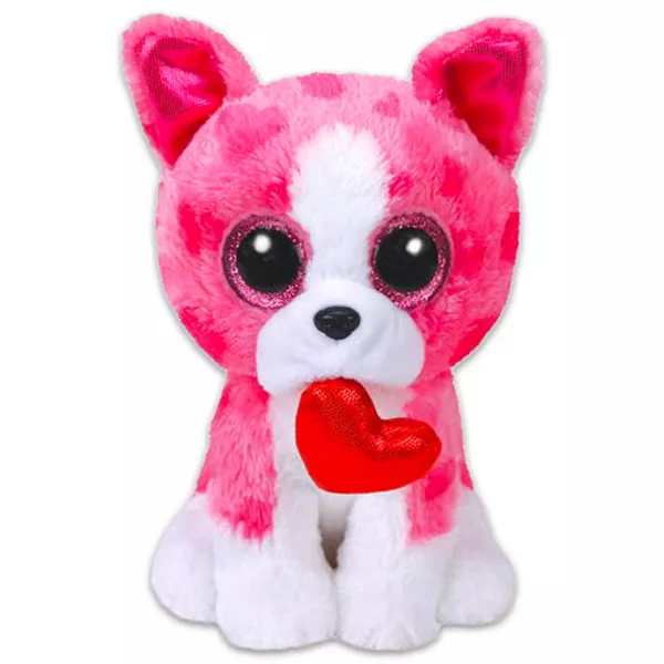TY Beanie Boos: Romeo figurină câine de pluş - 15 cm