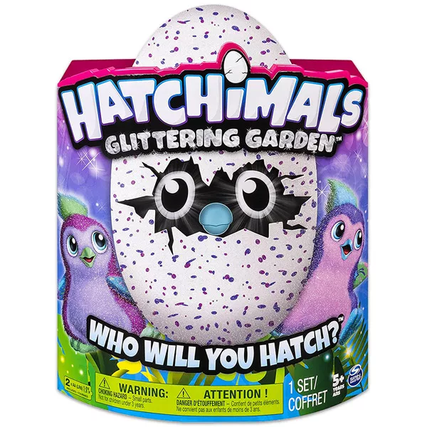 Hatchimals: Figurină pinguin cu glitter