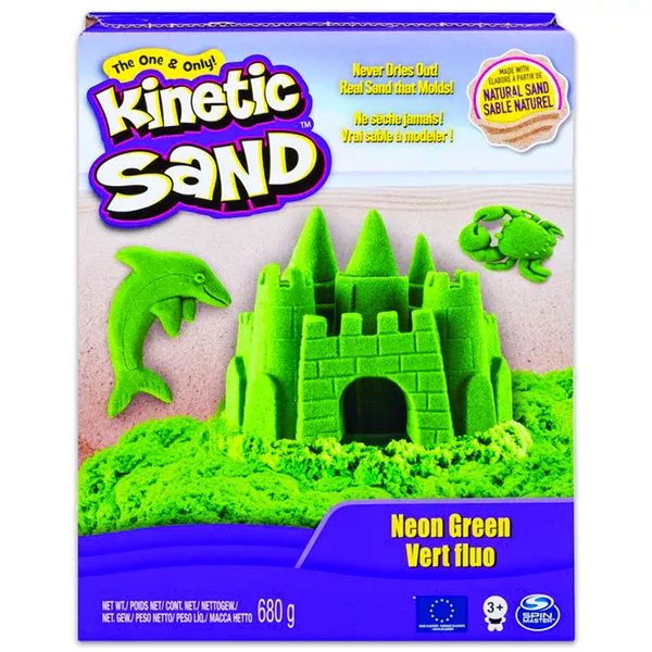 Kinetikus homok - neon zöld, 680 g