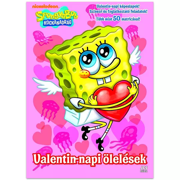 SpongyaBob Kockanadrág: Valentin-napi ölelések foglalkoztató könyv