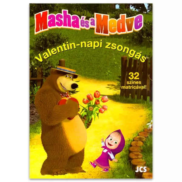 Masha and the Bear: Forfotă de Valentines Day - carte educativă în lb. maghiară