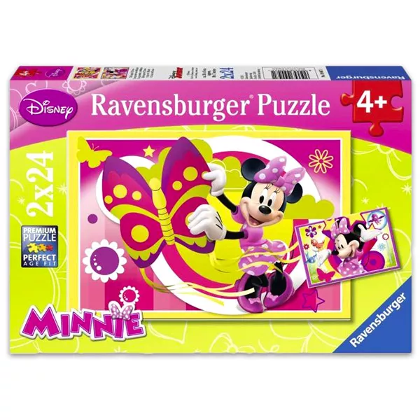 Ravensburger: Minnie egér 2x24 darabos puzzle