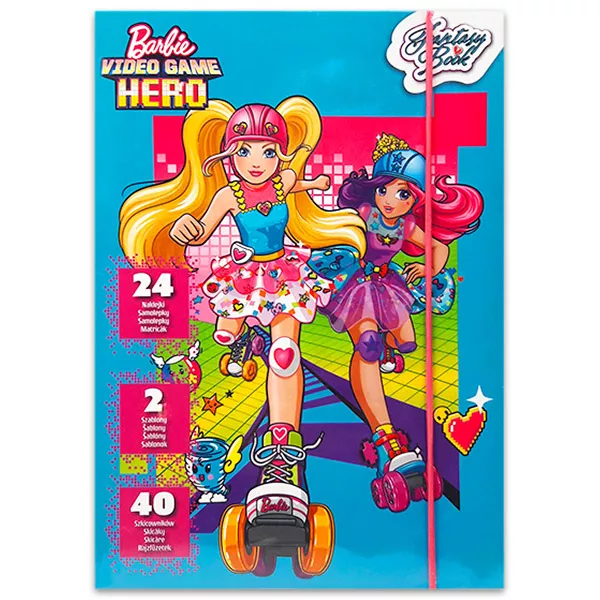 Barbie Video Game Hero: carte fantezie - cu instrucţiuni în lb. maghiară