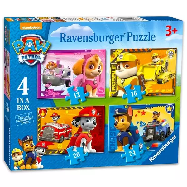 Ravensburger: Paw Patrol puzzle 4-în-1