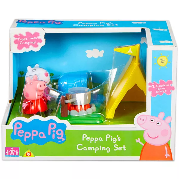 Peppa Pig: Set de joacă Peppa la camping