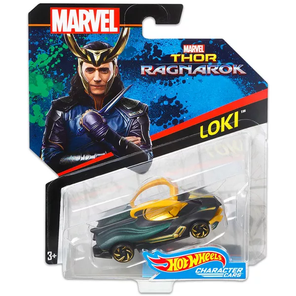 Hot Wheels: Marvel karakter kisautók - Loki