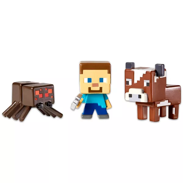 Minifigurine Minecraft: seria 1. Steve, Cow, Spider